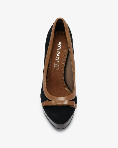 Черные женские туфли на высокой шпильке Zistin- Footwear