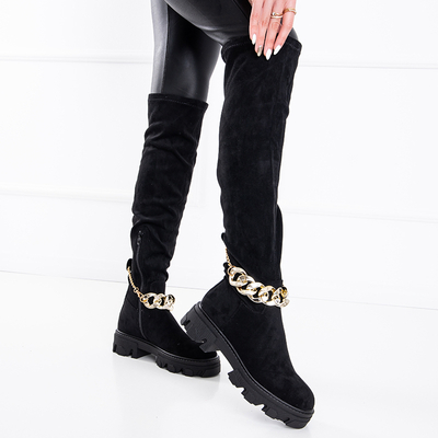 Klasikiniai zomšiniai batai „Engli“ platformoje - Avalynė