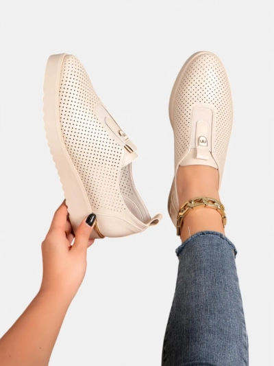 Royalfashion Slip-on moteriški perforuoti bateliai Goffies