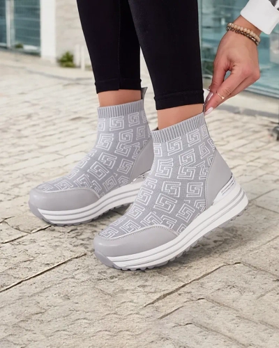 Royalfashion Женские спортивные высокие кроссовки Lori