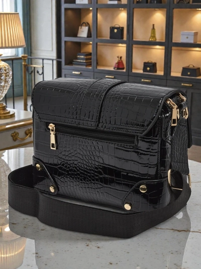 Lakinės eko odos mažas moteriškas rankinukas Lune Mua