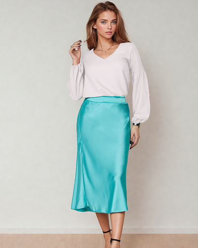 Royalfashion Женская юбка-миди a'la satin