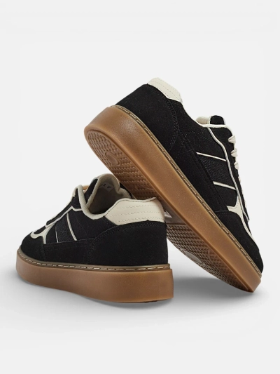 Трампки Дамские Flora Czarne Ekologiczne Sportowe na Co Dzień