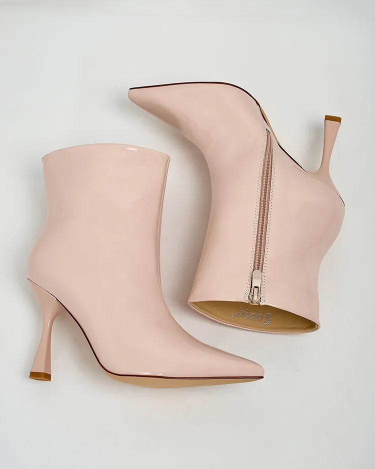 "Royalfashion Loori" lakuoti moteriški bateliai stiletto kulnu