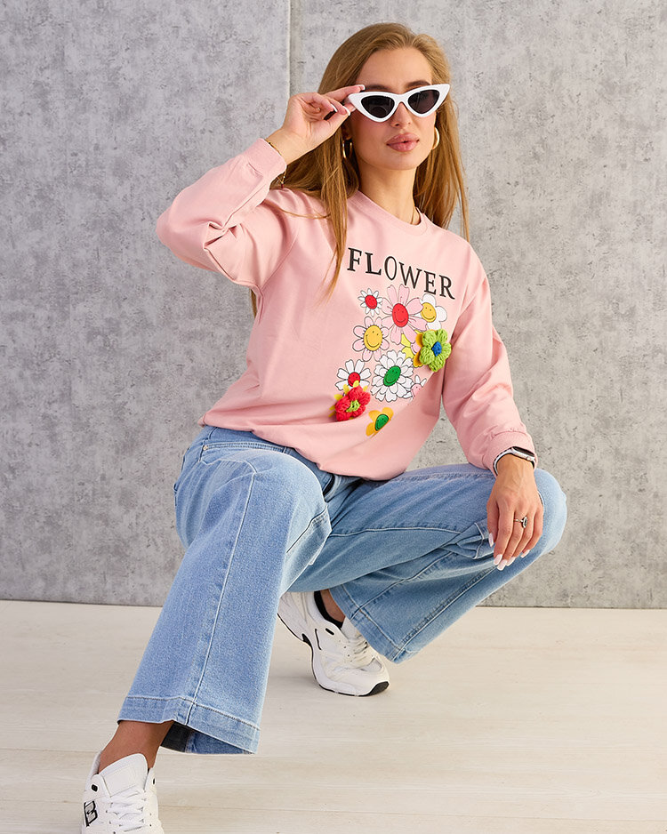 Royalfashion Женская хлопковая тонкая толстовка с принтом