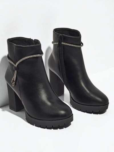 Moteriški eko odos aulinukai su storu kulnu Marellin