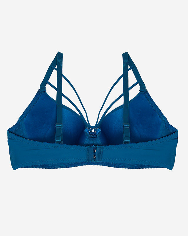 Бирюзовый бюстгальтер на бретельках