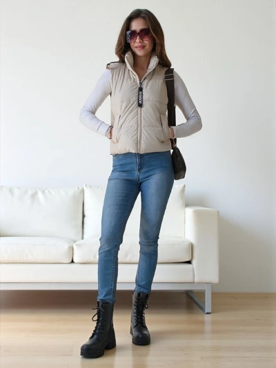 Royalfashion Женский короткий жилет