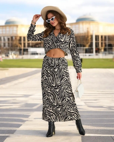 "Royalfashion" raštuotas moteriškas rinkinys