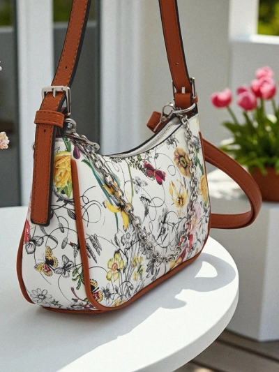 Royalfashion Маленькая женская сумка из экокожи с цветочным узором Lily Bloom