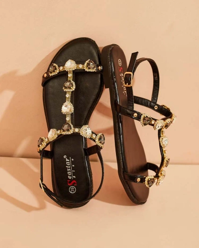 "Royalfashion" Moteriški sandalai "Selina" su cirkoniais