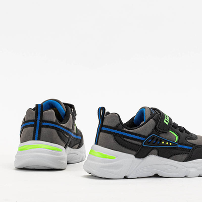 Спортивная обувь для мальчика черного и серого цвета Tryons - Обувь