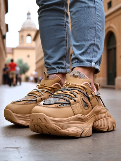 Royalfashion moteriški sportbačiai su storu padu Reterri