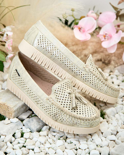 Royalfashion Женские ажурные мокасины Molaffa