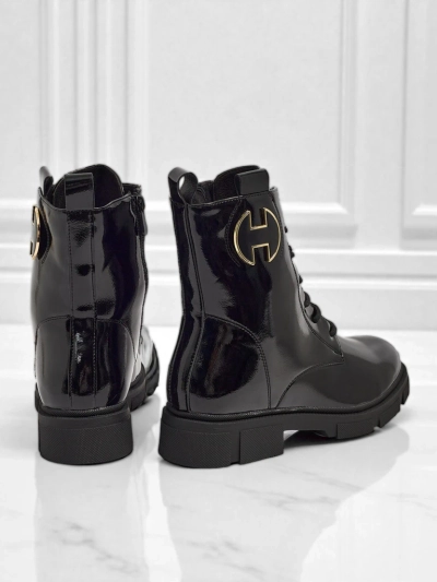 Lakiniai moteriški aulinukai su raišteliais Kalen