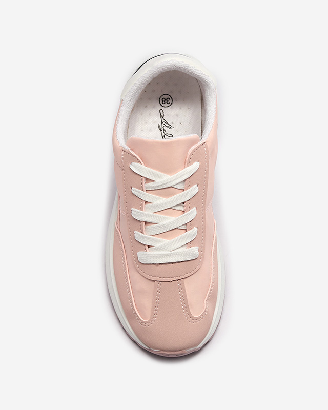 Женские розовые спортивные туфли на шнуровке Sweri - Обувь