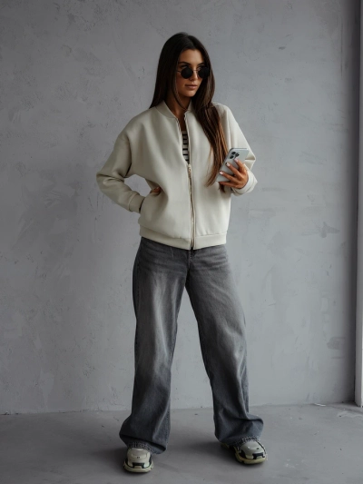 Royalfashion Užtrauktuku bomber tipo striukė