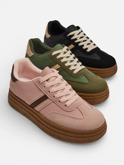 Женские Кроссовки Luna Черные Экологичные Повседневные Весенние