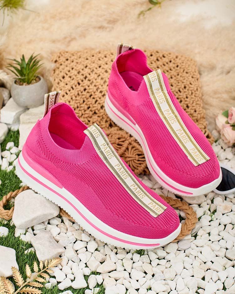 Royalfashion Женские спортивные туфли-слипы с надписью Cerppa