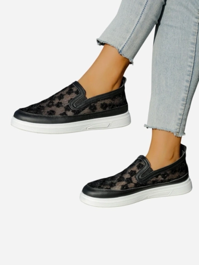 Женские сетчатые лоферы Royalfashion с цветами Emzos