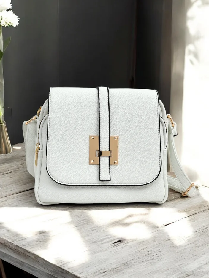 Royalfashion Universalus kvadratinis krepšys, pagamintas iš ekokožos