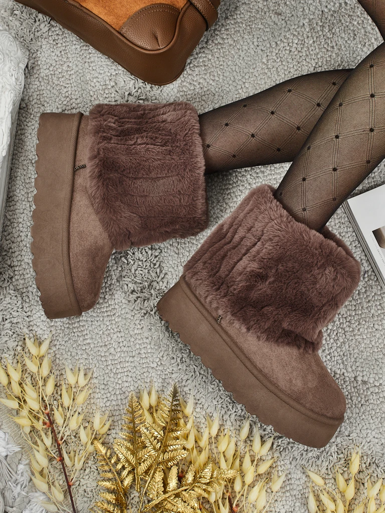 Moteriški a'la sniego batai su kailiuku Irelle