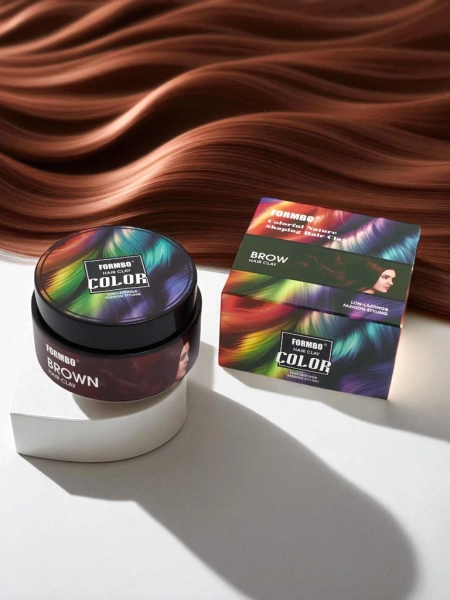 Aurelia Formbo Brown Hair Clay – styling hair clay in a warm shade