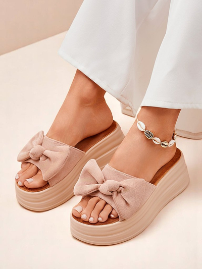 Royalfashion Женские шлёпанцы на платформе Givan