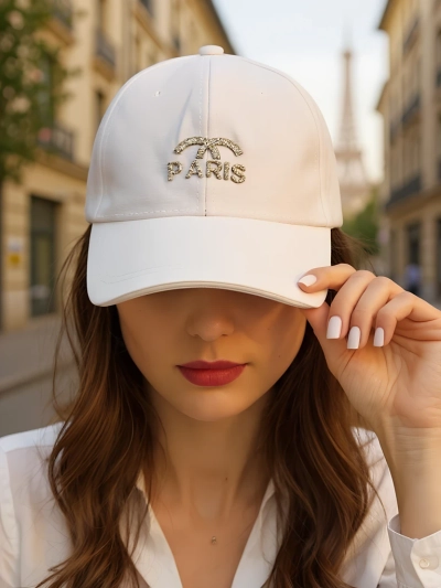 Royalfashion beisbolo kepurė su kalnėliais Paris Glam