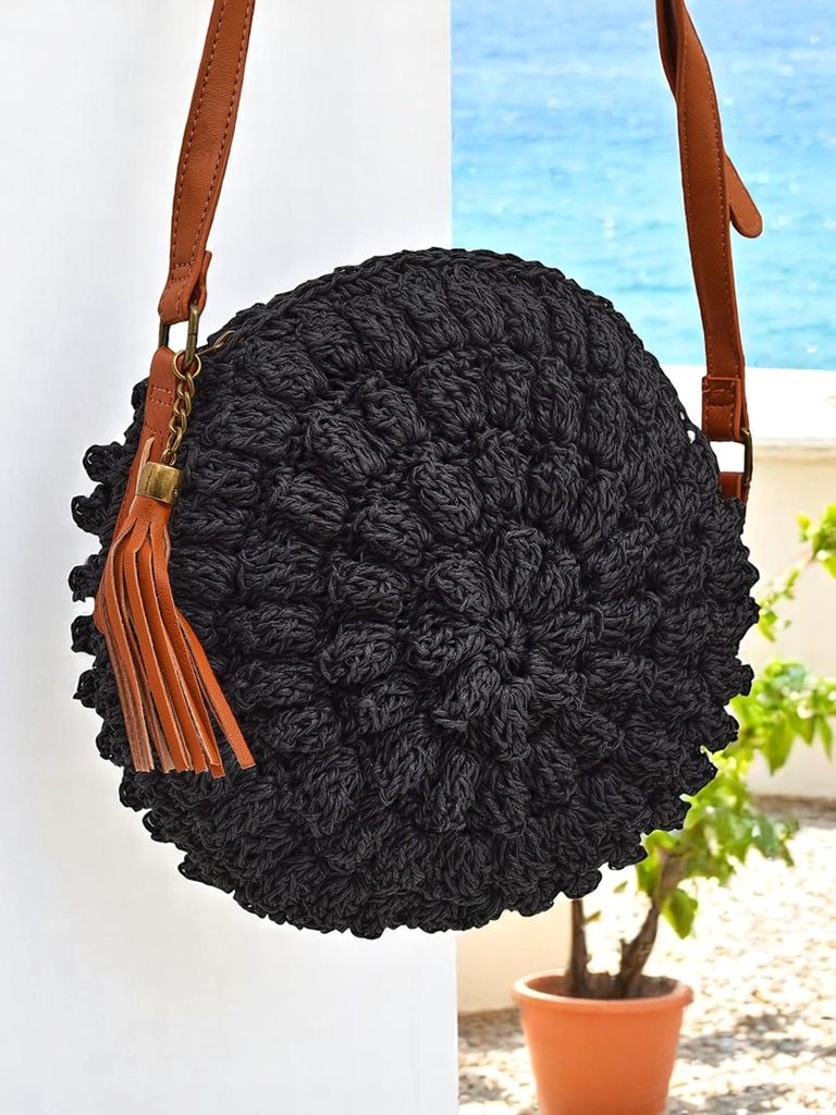 Royalfashion Maža moteriška šiaudinė rankinė Solea Mini