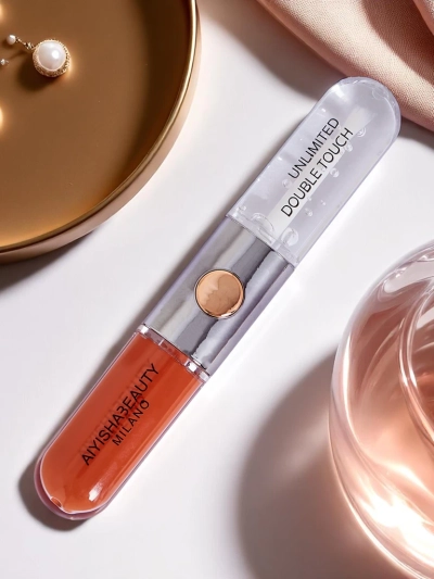 2-in-1 lūpų dažai ir skaidrus lūpų blizgesys Carrot Gold