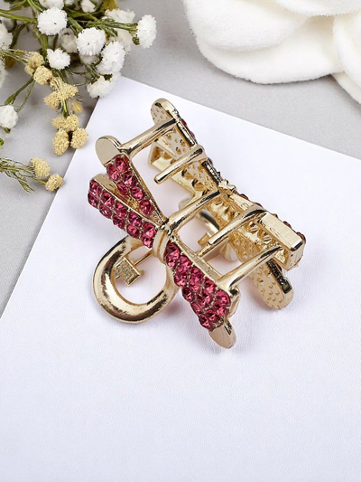 Royalfashion Plaukų segtukas su kalnų krištolais Auksinis segtukas