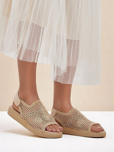 Royalfashion Женские ажурные сандалии с верхом Levay