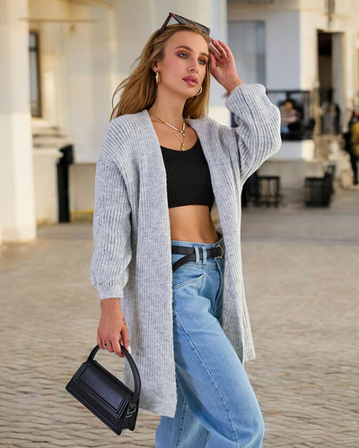 Женский свитер-покрывало Royalfashion Фуксия