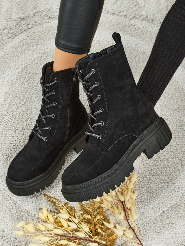 Eko zomšos moteriški aulinukai-batai Velisse