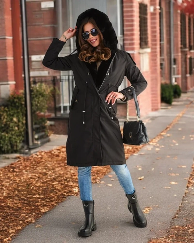 Длинное женское пальто Royalfashion