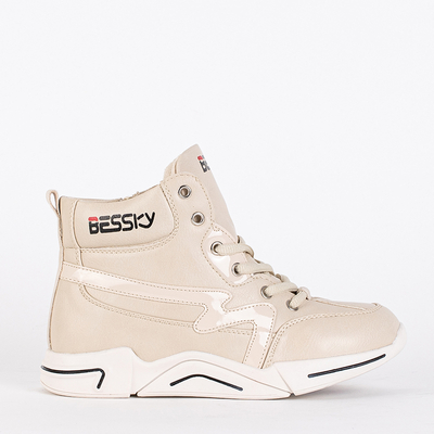 Sportiniai smėlio spalvos batai vaikams Imiri- Avalynė