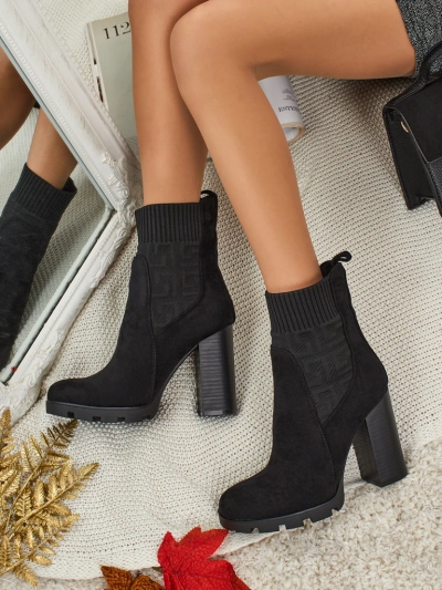 Moteriški eko zomšiniai aulinukai su stulpeliu Vansoria