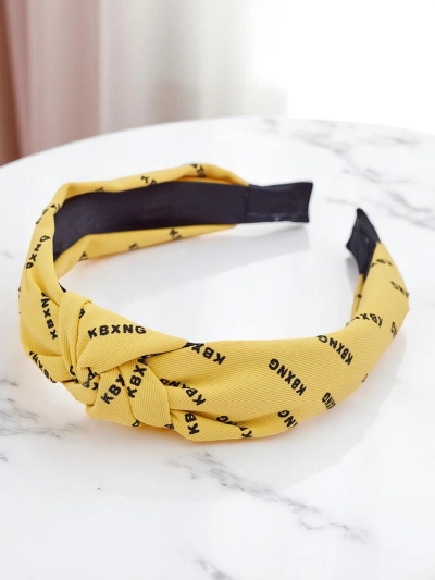 Royalfashion Plaukų lankelis su pintu raštu Grafity Boom