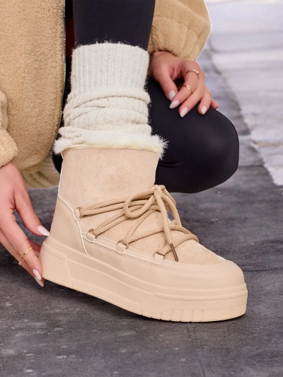 Женские утепленные снежные ботинки Royalfashion Moniuc
