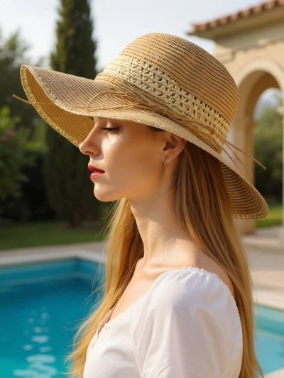 Royalfashion Соломенная шляпа для женщин Serelina