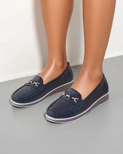 Royalfashion moterų perforuoti mokasinai Cerro