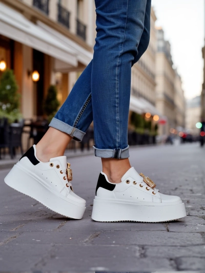 Royalfashion moterų platformos sportiniai sportbačiai Oviger