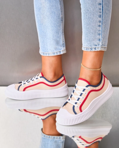 Royalfashion Женские кроссовки Casual бежевого цвета Lerianna