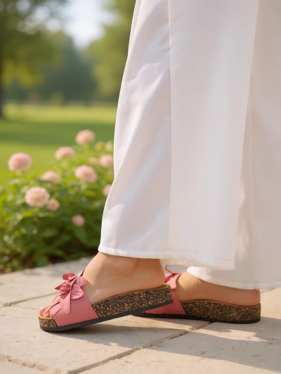 Royalfashion moteriški sandalai su gėlėmis Foules