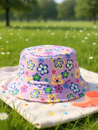 Royalfashion Vaikiška kibiro formos kepurė Color Splash Bucket