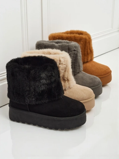 Ботинки a'la снегоходы женские с мехом Irelle