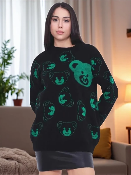 Royalios madingi ploni moteriški megztukas