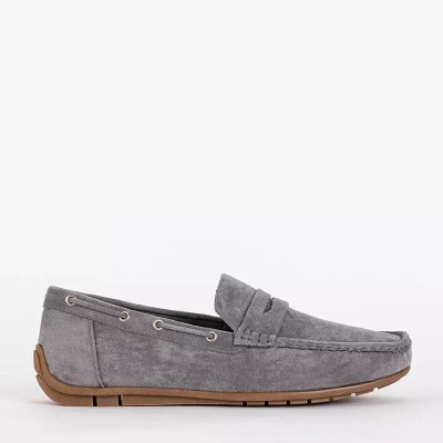 OUTLET Pilki vyriški Itario loafers - batai