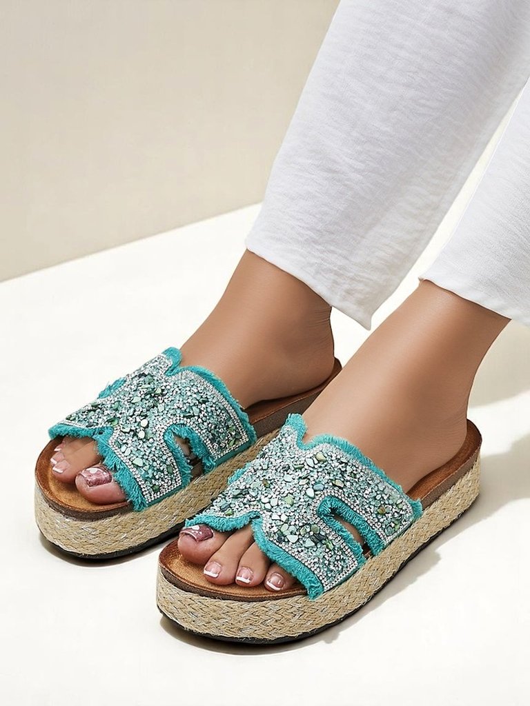 Royalfashion moteriškos sandalės su Candy Candy dekoracijomis